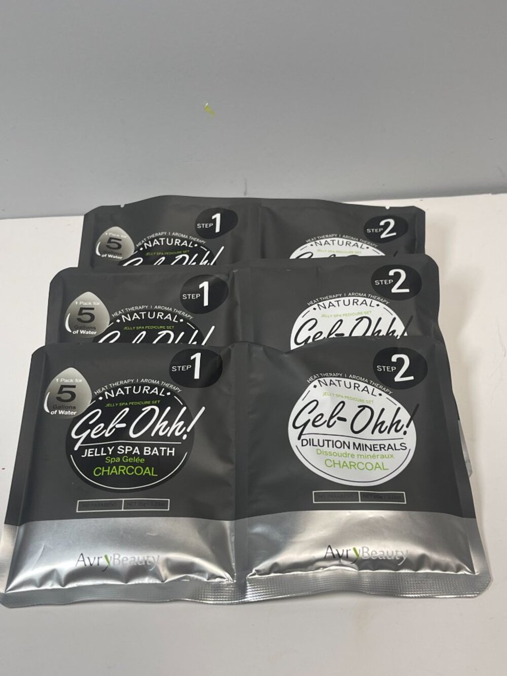 AvryBeauty Gel-Ohh Jelly Spa Pedicure Set of 3 | Self Care Gift